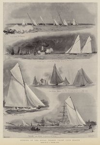 Royal Thames Yacht Club -kauden avaus tekijältä William Lionel Wyllie